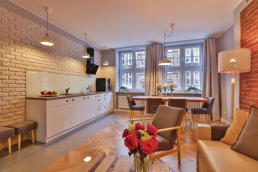 Apartament Bursztynowy Mariacka Old Town 그단스크 객실 사진